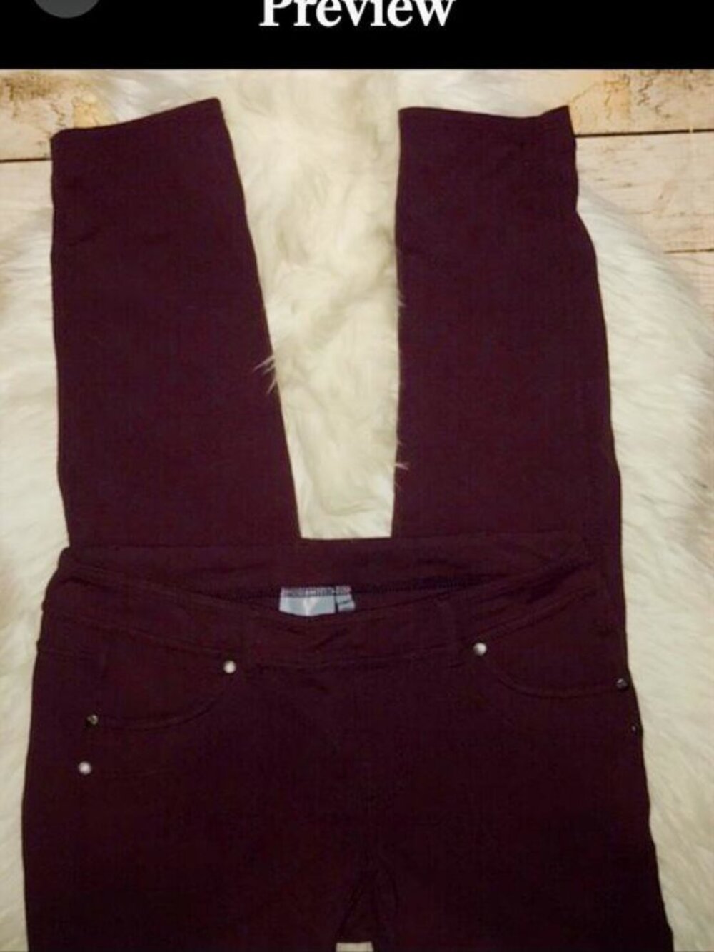 Athleta Women’s Stretch Skinny Pants - Deep Plum